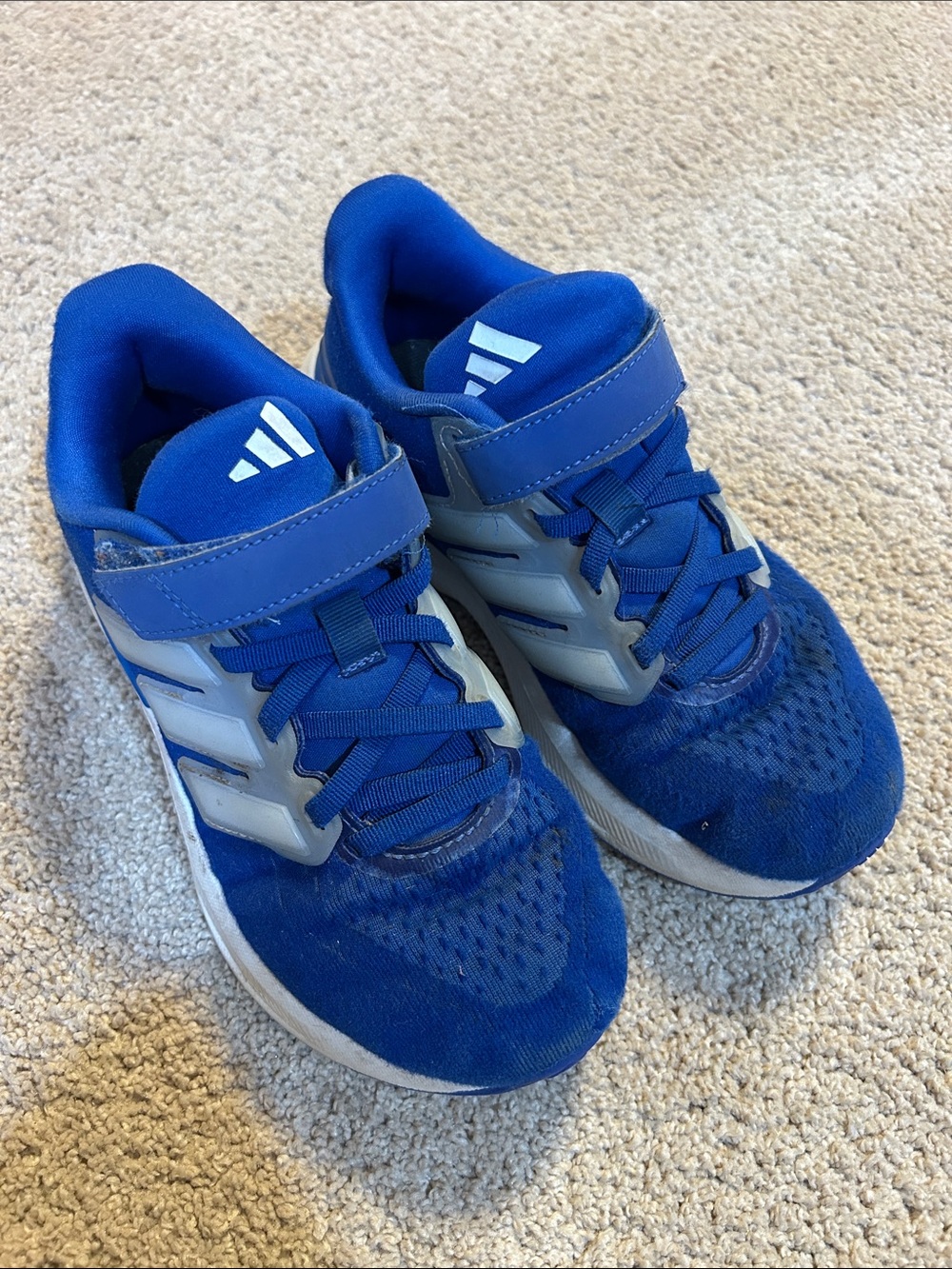 Adidas Kids Blue Velcro Shoes